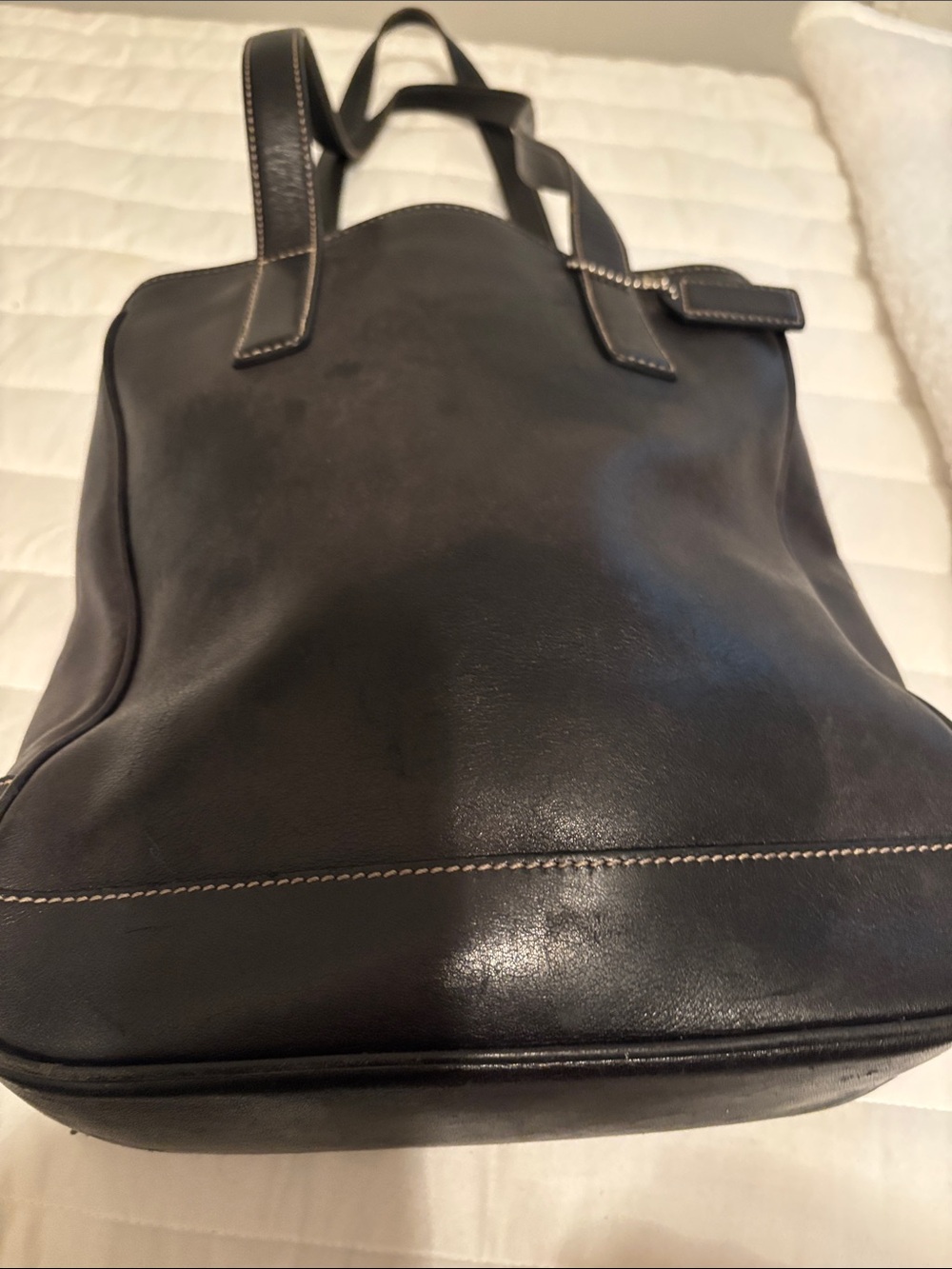 Coach Black Leather Shoulder Bag